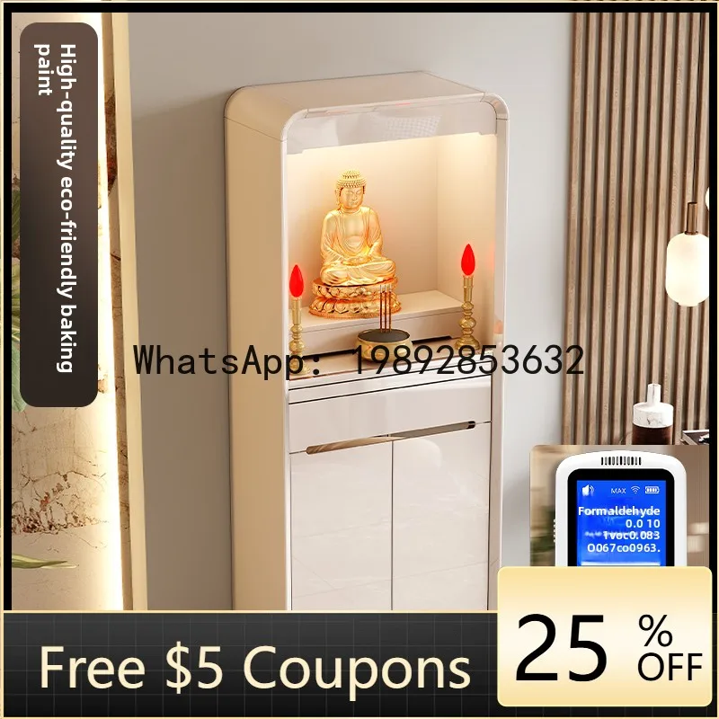 FGG  Buddhist Altar  Offering Table Shrine Altar Worship Table Altar Cabinet Buddha Cabinet God of Wealth Display Cabinet