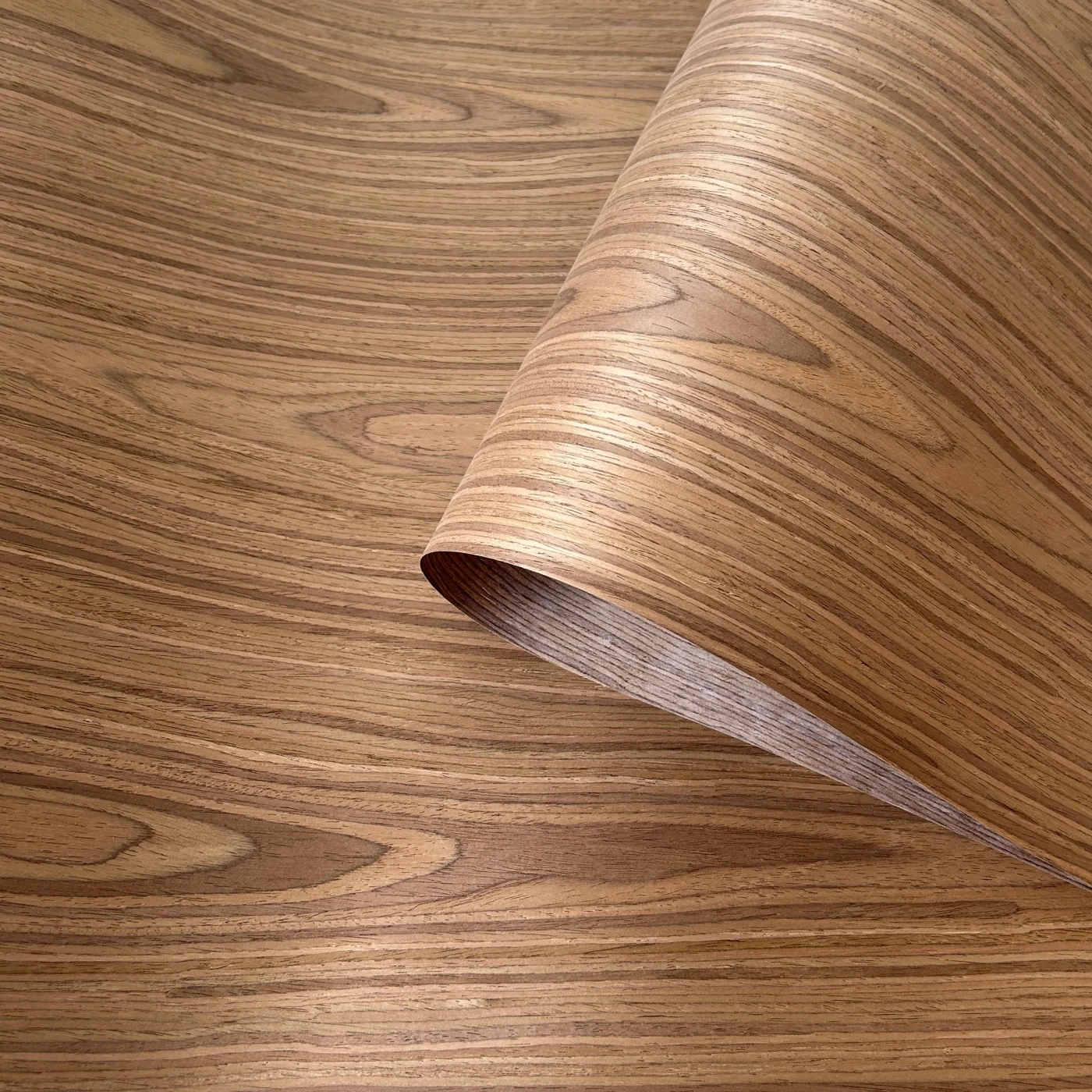58x250cm Black Walnut Engineered Wood Veneer, Reconstituted Fleece Backed Composite Veneer Sheet for Furniture Renovation & DIY