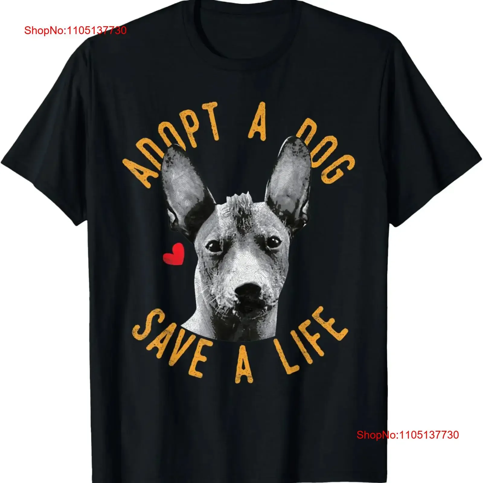 Adoptar un perro salvar la vida rescate Xoloitzcuintli camiseta vintage lavada ligeramente Unisex streetwear suave cómodo homme estirado