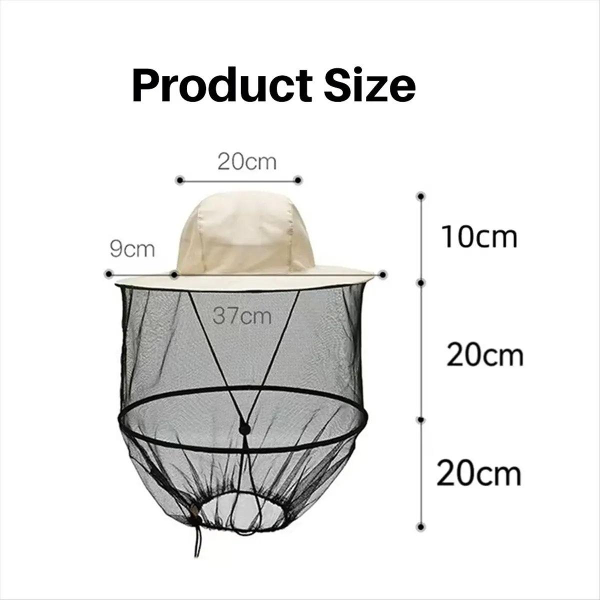 ✱Beekeeper Veil Hat for Bee Keeper Catcher Tool Proof Fisherman'S Hat Sun Protection Fishing Hat for Outdoors