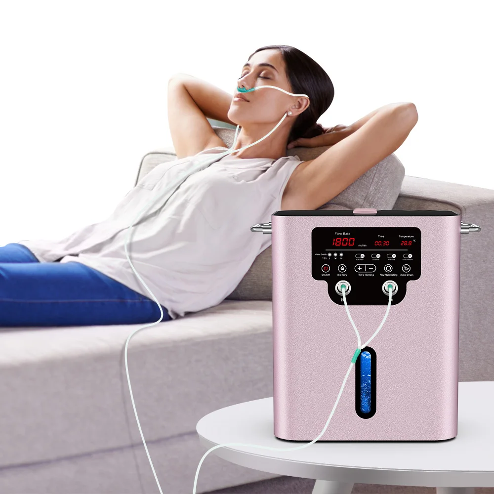 

Suyzeko 1800ML Hydrogen Water Generator Hydrogen Inhalation Machine H2 Molecular Inhaler Relaxation Treapy SPA Beauty Devices