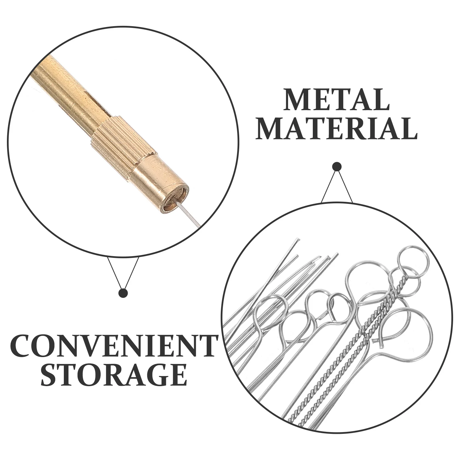 

1Set Metal Inoculation Rods Copper Microbiology Inoculating Loop Laboratory Tools Reusable Inoculation Set Laboratory Tools