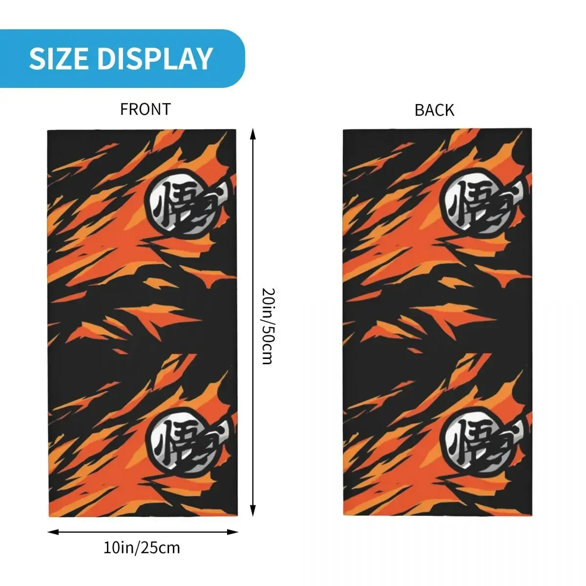 Son Goku-dragon Ball Z Bandana Neck Cover Printed Face Scarf Warm Headband Running Unisex Adult Washable