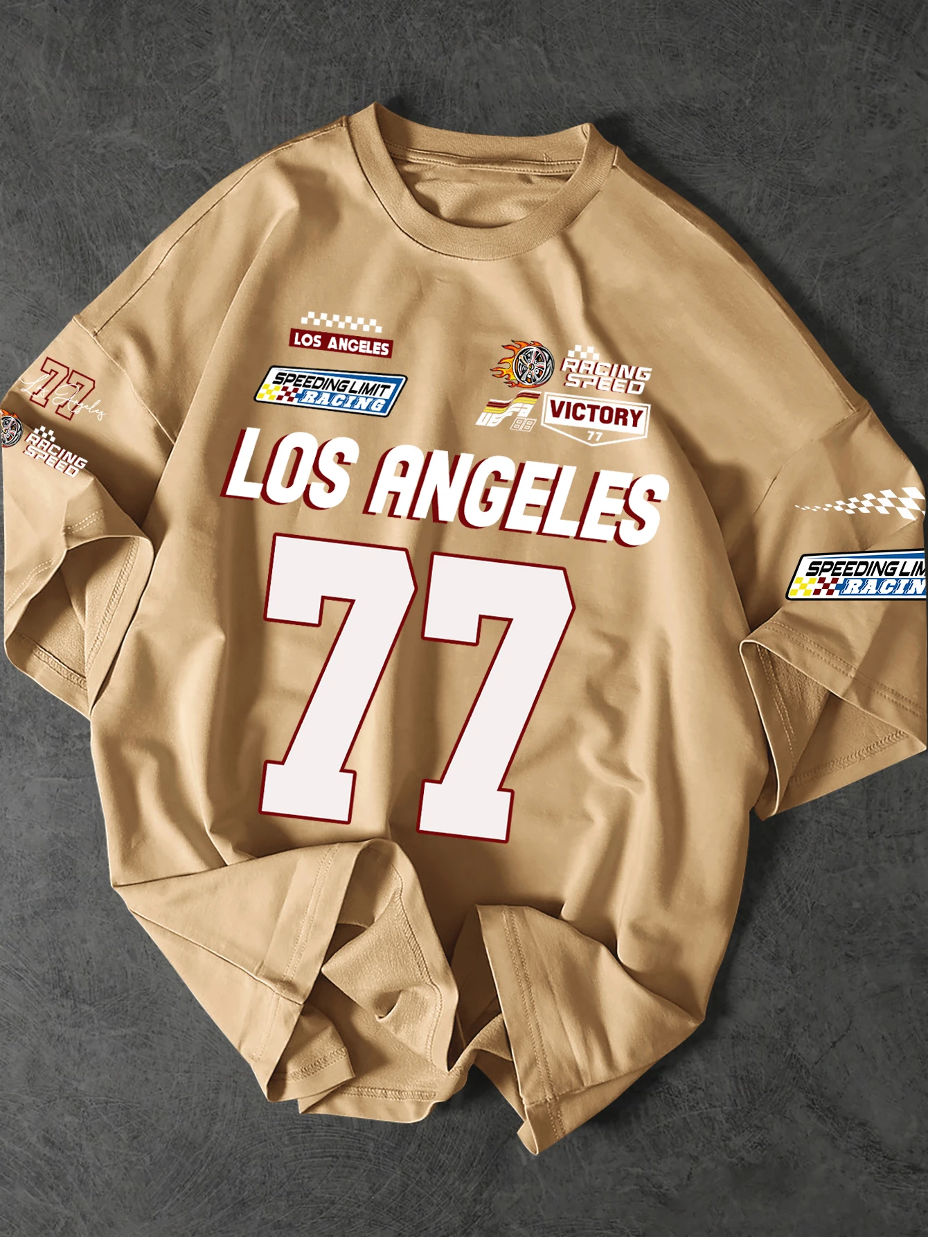 Vintage LA Victory Racing Streetwear Graphic T-Shirt