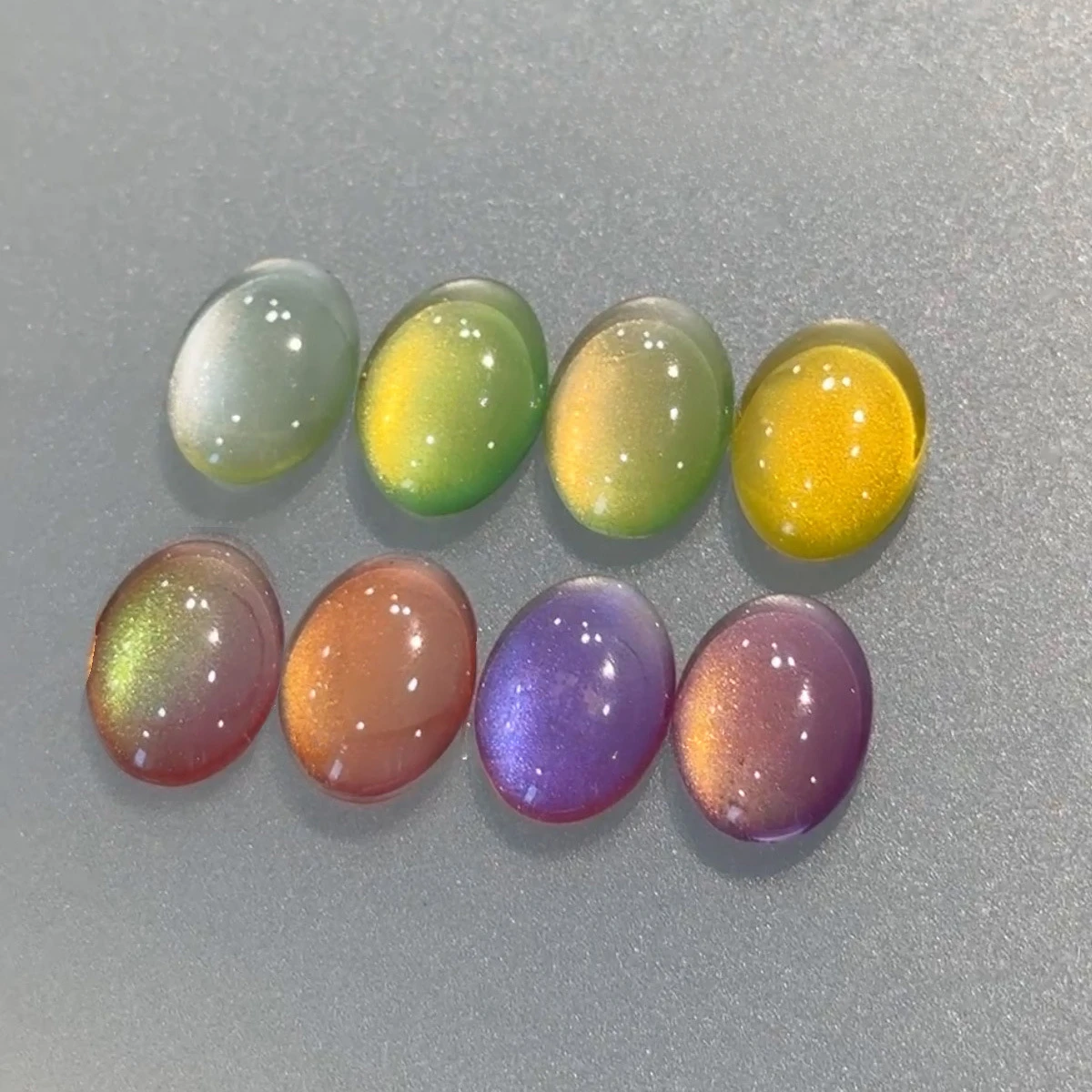 

8 цветов гуавы и виноградный цвет кошачий магнитный гель для ногтей зеленая стеклянная бусина кошачий глаз УФ-гель замачиваемый гель для дизайна ногтей салон для дома DIY