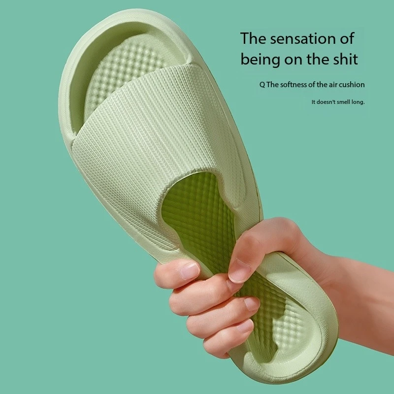 شباشب إيفا ذات نعل سميك للنساء لربيع وصيف 2025 شباشب شاطئ غير قابلة للانزلاق للرجال نعل ناعم شباشب سحابة داخلية #2