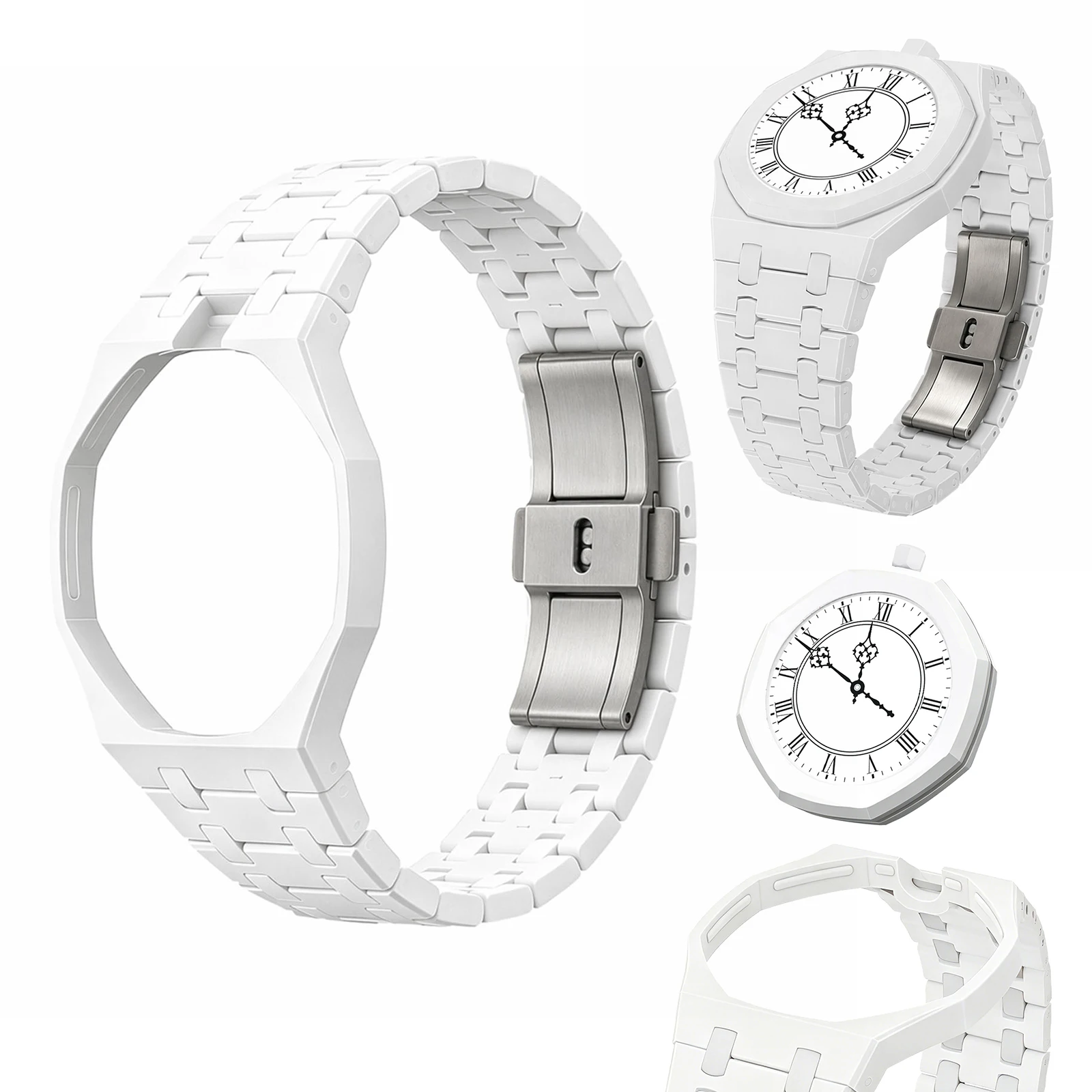 For Swatch x AP Royal POP Strap Case Ceramic Watch Band Bioceramics Modification Kit Integrated Change To Wristwatch Accessories