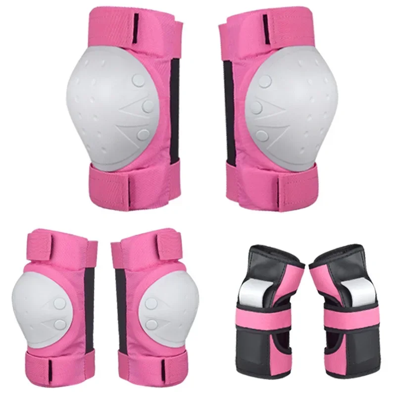 6pcs/set Elbow Pads Wrist Pads Knee Pads for Outdoor Sports Protection Kit Inline Speed Skating Racing Bike Skateboard