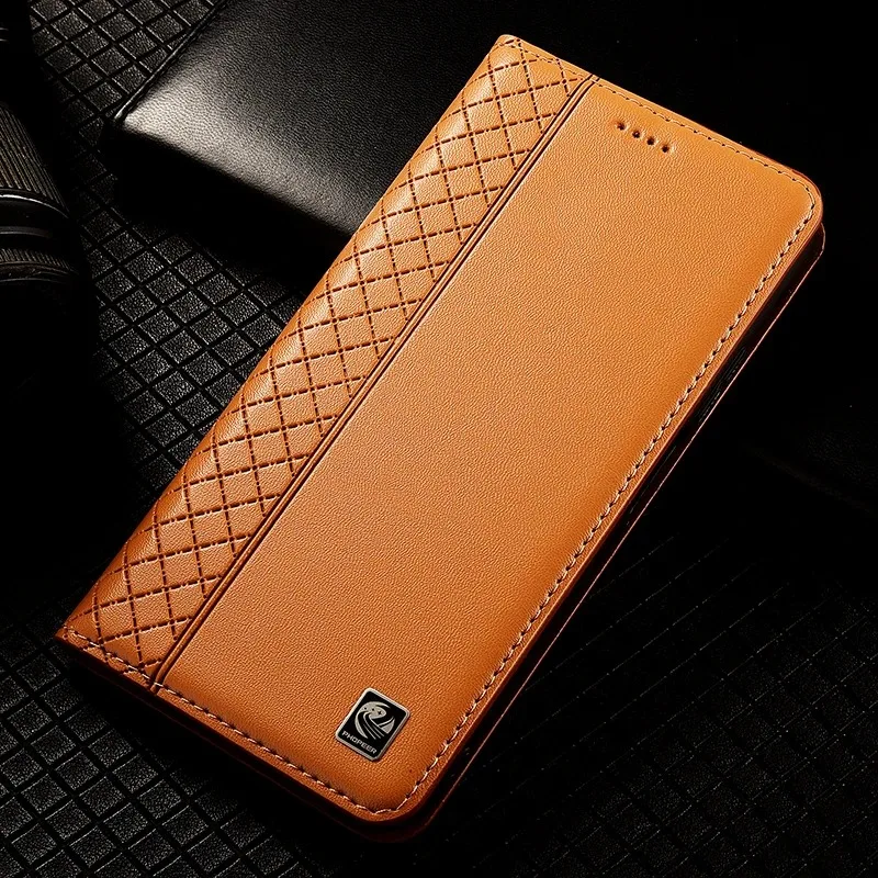 Nappa Real Leather Case For Samsung Galaxy Note 5 7 8 9 10 Plus Note20 Ultra Business Wallet Cover Flip Phone Cases