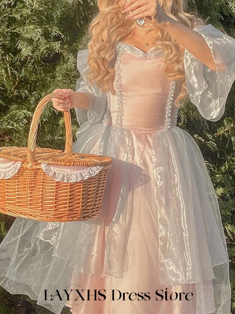 

LAYXHS Изысканные блестящие вечерние платья с открытыми плечами и половиной рукава, женские платья для выпускного вечера по индивидуальному заказу فساتين سهرة