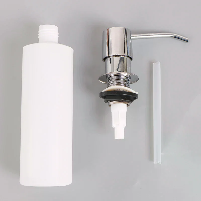 1PC 300ml Kitchen Sink Soap Dispenser Pump Head Liquid Bottle Organizer Convenience