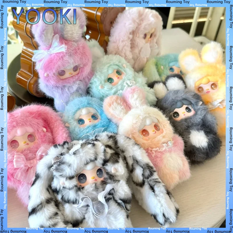 

100% Original Yooki Hopping Bunny Series Blind Box Trendy Gourmet Restaurant Doll Keychain Cute Bag Pendant Surprise Mystery