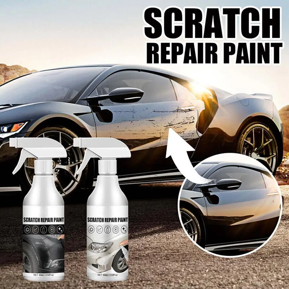 

60ml Rayhong Car Scratch Repair Paint Spray Automobile Scratches Clear Remover Self-painting Glazing Spray