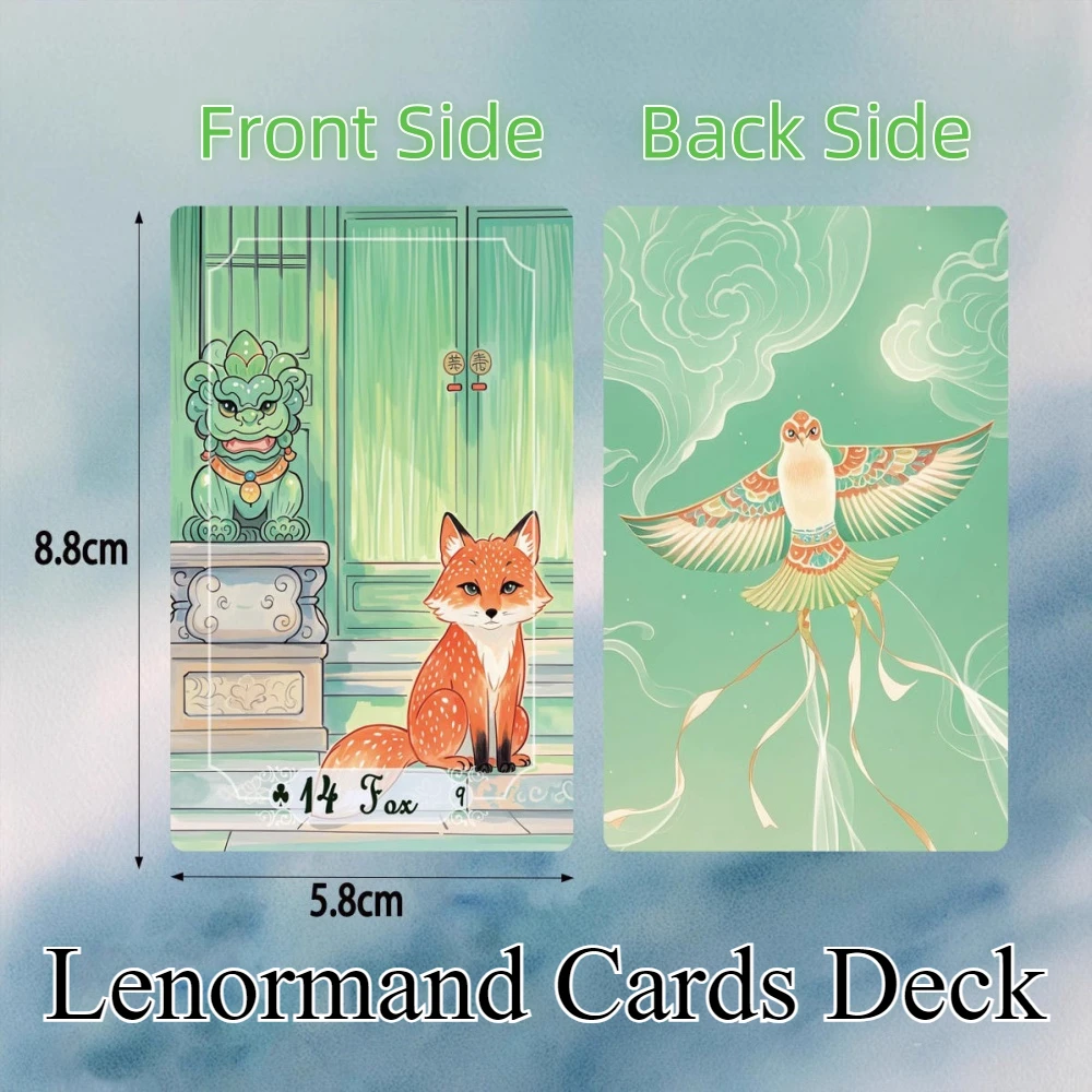 ذكريات جيانغنان بطاقات معروفة سطح السفينة 42 بولي كلوريد الفينيل مقاوم للماء مات لوحة الحفلات لعبة لينورماند علم النفس أوراكل العرافة هدية