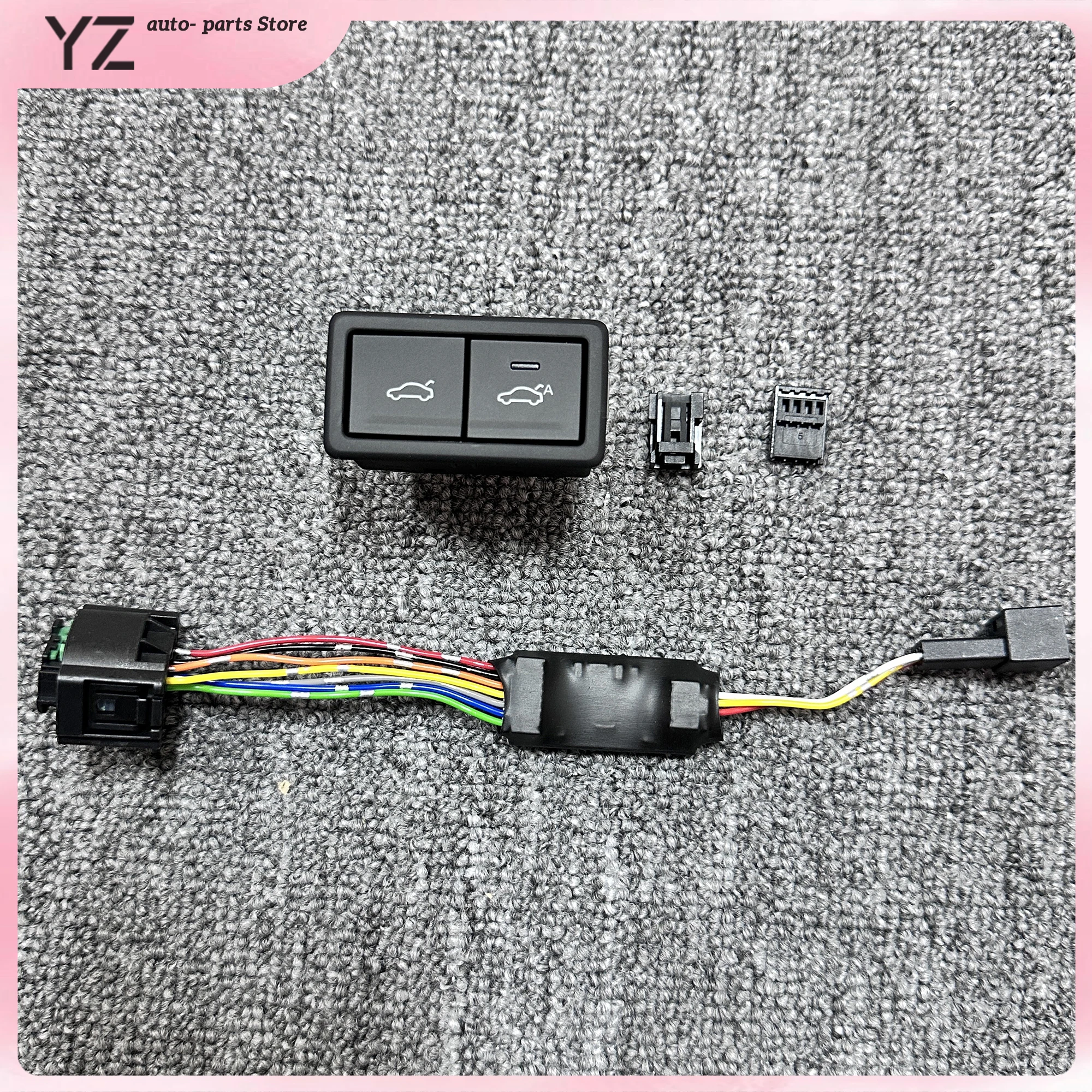 For VW MQB Platform Tuang Passat Tiguan Touran T-ROC Speed Kodiak Electric Tailgate Delay Closing Switch