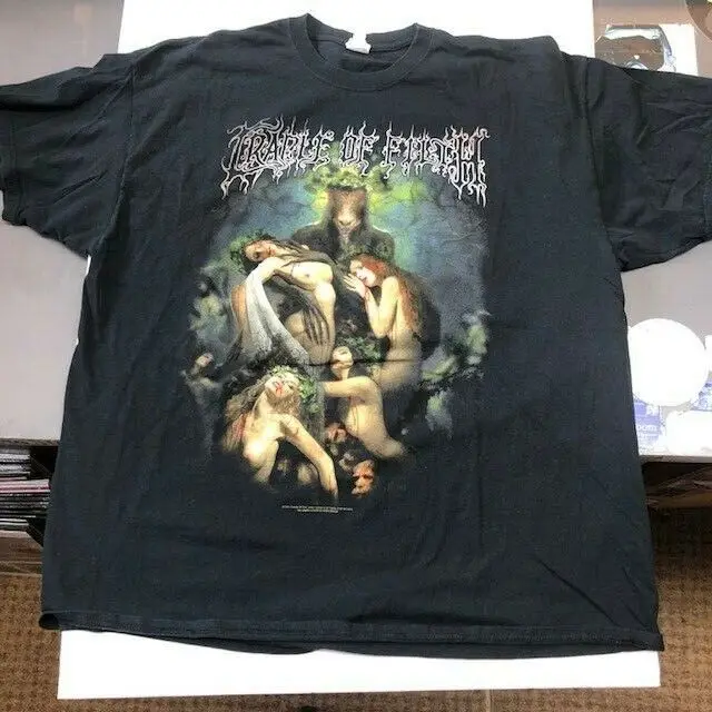 Cradle Of Filth 2Xl Xxl Inquisitional Torture 2016 Tour T Shirt Rare Baphomet