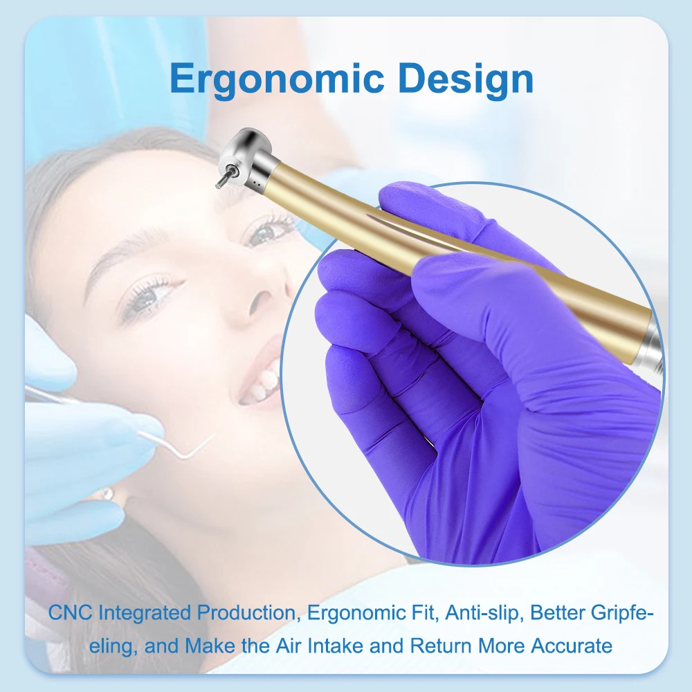 Denspay Tandheelkundige Kleurrijke Hoge Snelheid Handstuk Rotatie Turbine Tip Keramische Lager 2/4 Gaten Tandheelkunde Chirurgische Gereedschappen