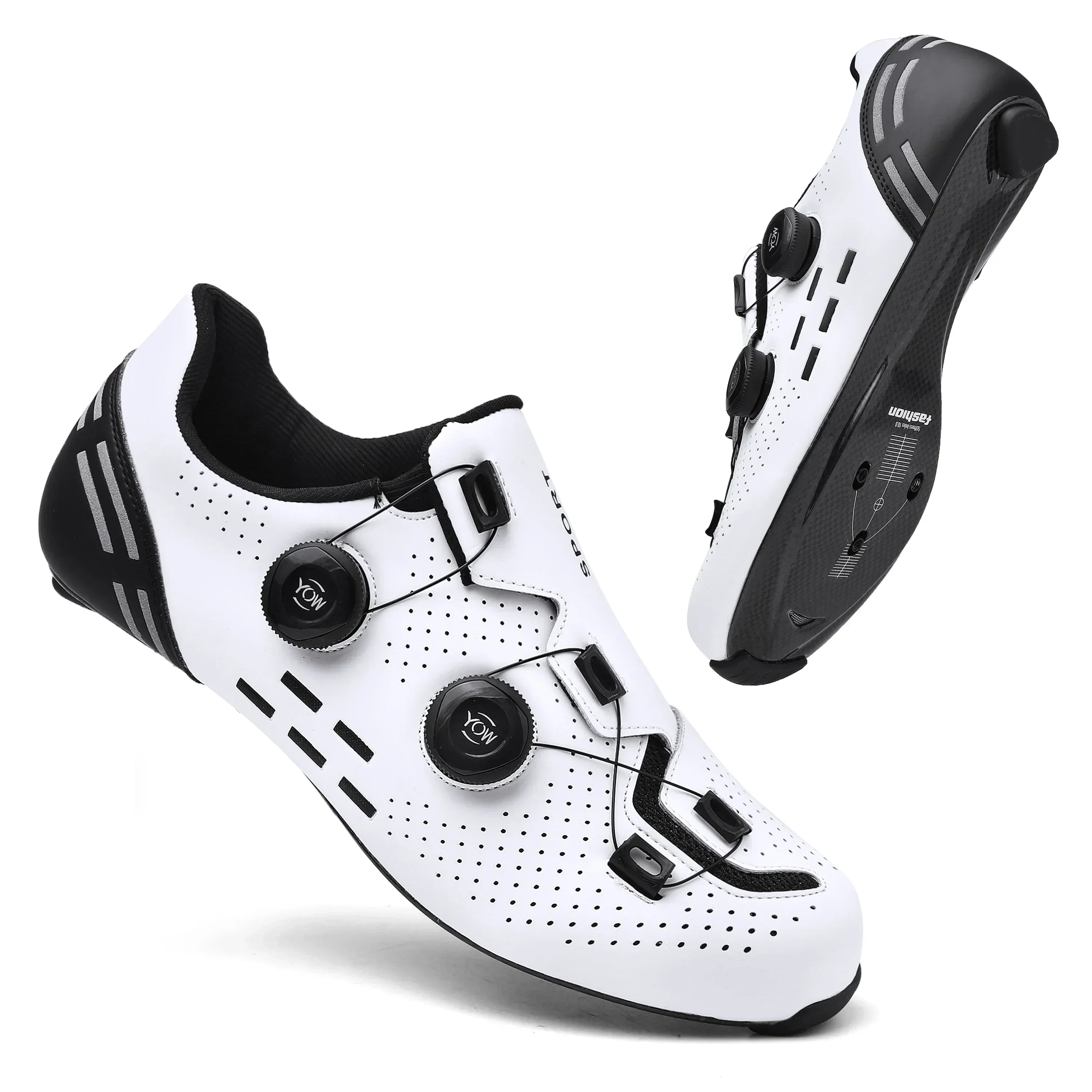 ACKOOR road cycling shoes men racing carbon shoes road bike ultralight self-locking bicycle sneakers breathable professional