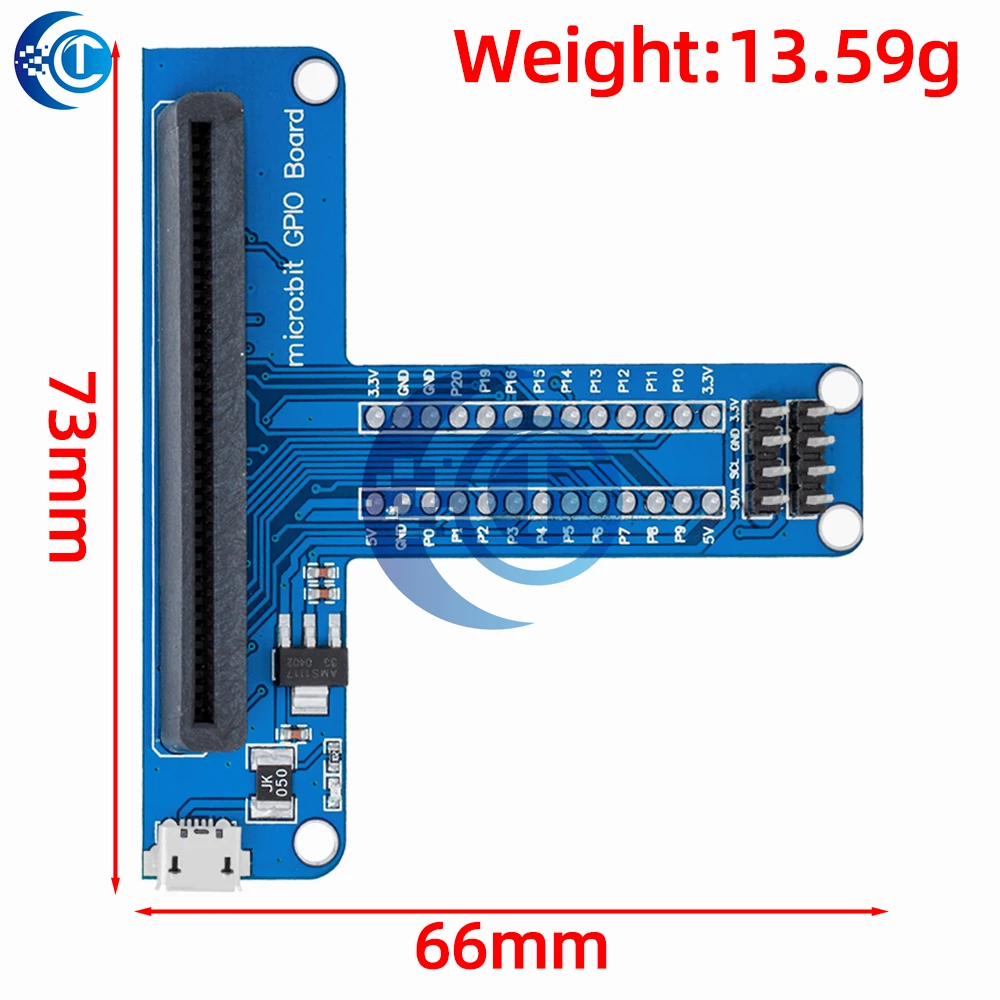 Microbit T-Type GPIO Expansion Board Microbit V1.5 V2 V2.2 Development Board Interface Expansion Board