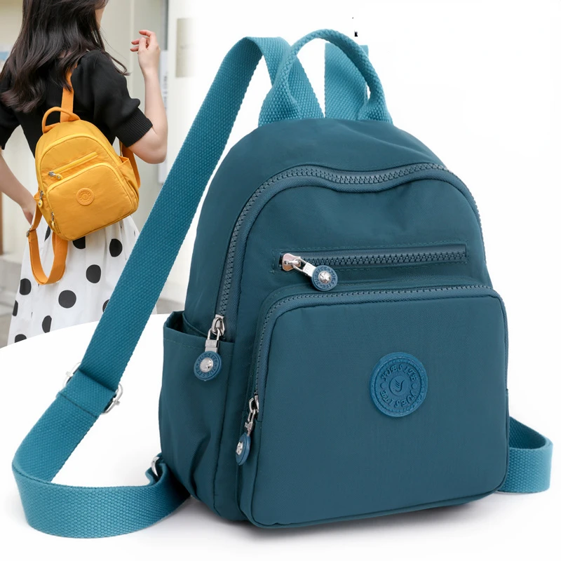 2023 New Women\'s Bags Fashion Oxford Cloth Backpacks Can Be One-Shoulder Women\'s Bags Messenger Handbags All-Match School Bags