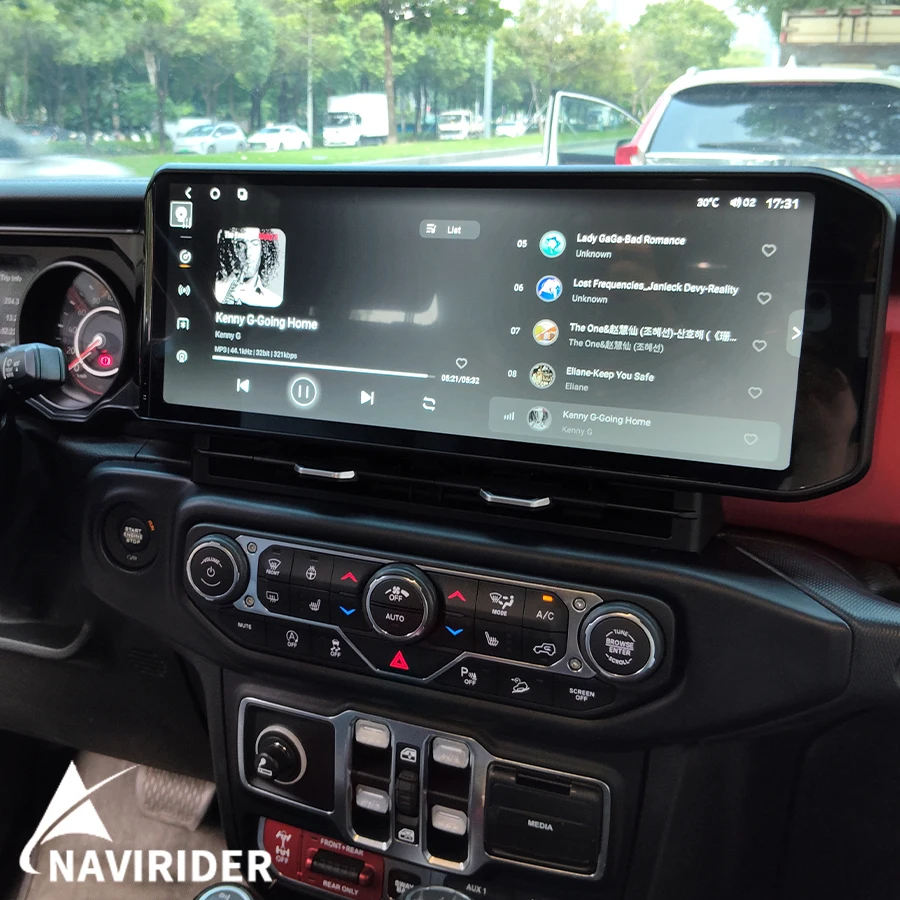 15inch Android15  Multimedia Video Player Head Unit Wireless Carplay Stereo For Jeep Wrangler 2018-2022Car Radio 4G GPS Navi  BT