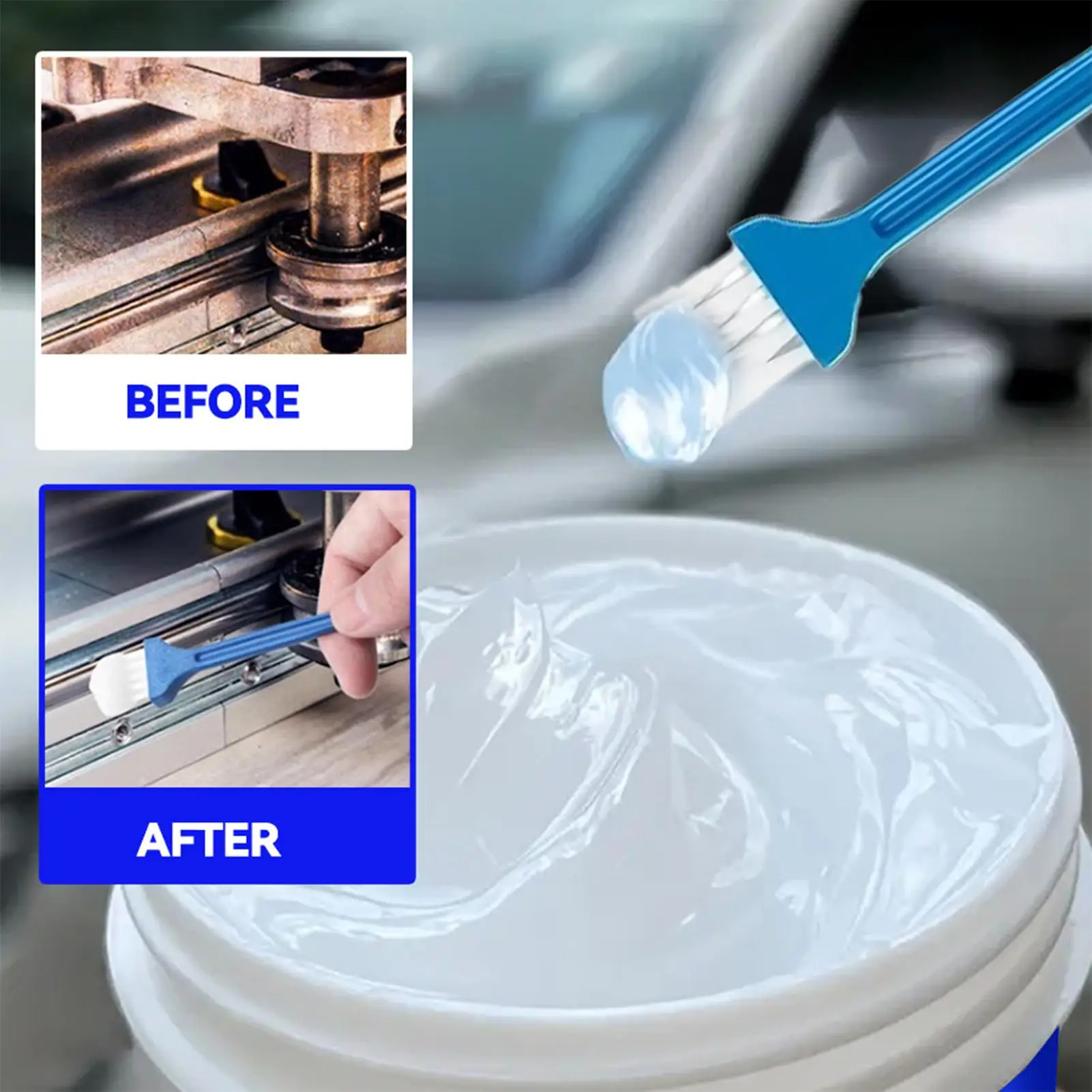 100g  Car Sunroof Track Lubricating Grease Vehicle Door Hinge Lubricant Mechanical Maintenance Gear Anti-rust Bearing Oil Grease