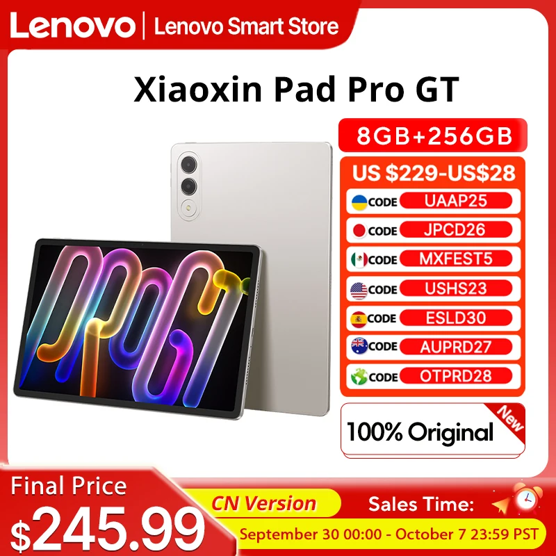 新型オリジナル Lenovo Xiaoxin Pad Pro GT タブレット 11.1インチ 3.2