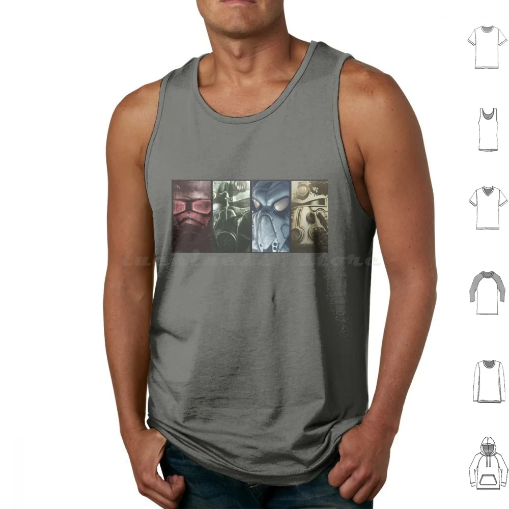 Enclave Tank Tops Vest Sleeveless Enclave Poseiden Oil Rig New Vegas New Vegas 4 2 The Enclave Enclave Remnants Brotherhood