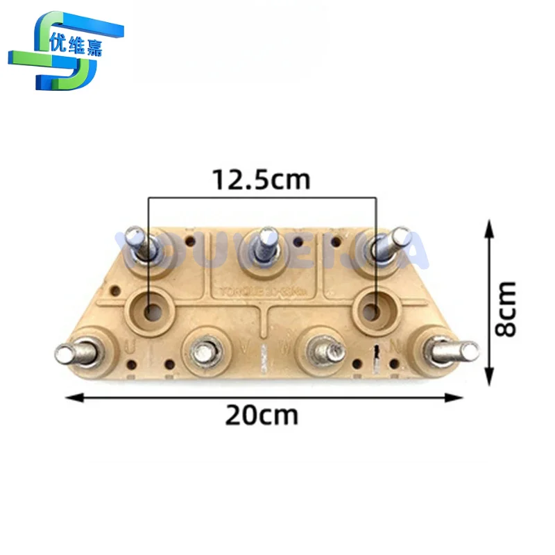 224/274 Generator Terminal Block M10 Screw Wiring Board 7/8 Pin Diesel Genset Part