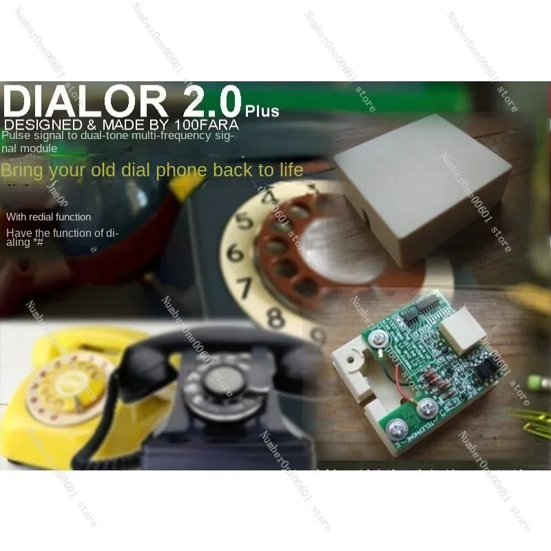 Pulse Transfer Dual Tone Multiple Frequency DTMF Converter Normal Version The Old Dial Telephone/pulse Dual Module