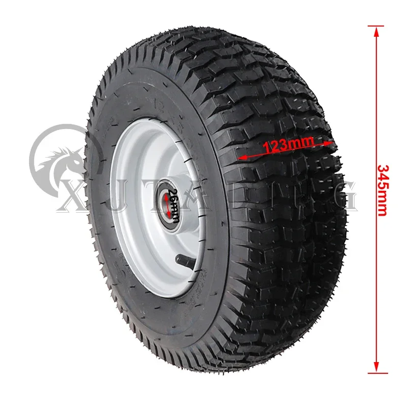 13x5.00-6 Wheels Tyre With 6 inch Bearing Wheel Hub For Scooter Golf Cart Trolley Lawn Mower Small Agricultural Vehicle Trailer