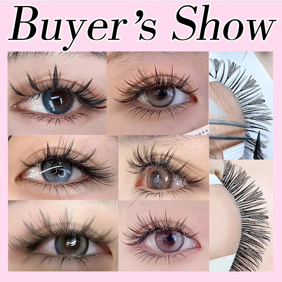 ラッシュオンリー フェザーシェイプ ミンクまつげエクステ アニメソフトプルーム プレメイドファン フラッタリングアイラッシュ コミックウィングエフェクト 目元美容用