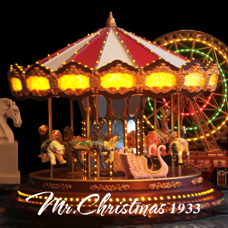 Carousel Mr. Christmas Music Box Music Box