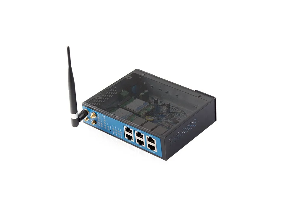 

USR-G808-EE EMEA & APAC Беспроводной промышленный сотовый Wi-Fi-маршрутизатор 4G Lte с двумя SIM-картами