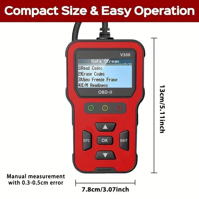 Picture 7: 2025 Newest Model OBD2 Scanner Diagnostic Tool - Complete Fault Code Reader, Clear Error Codes, Data Stream, I/M Readiness