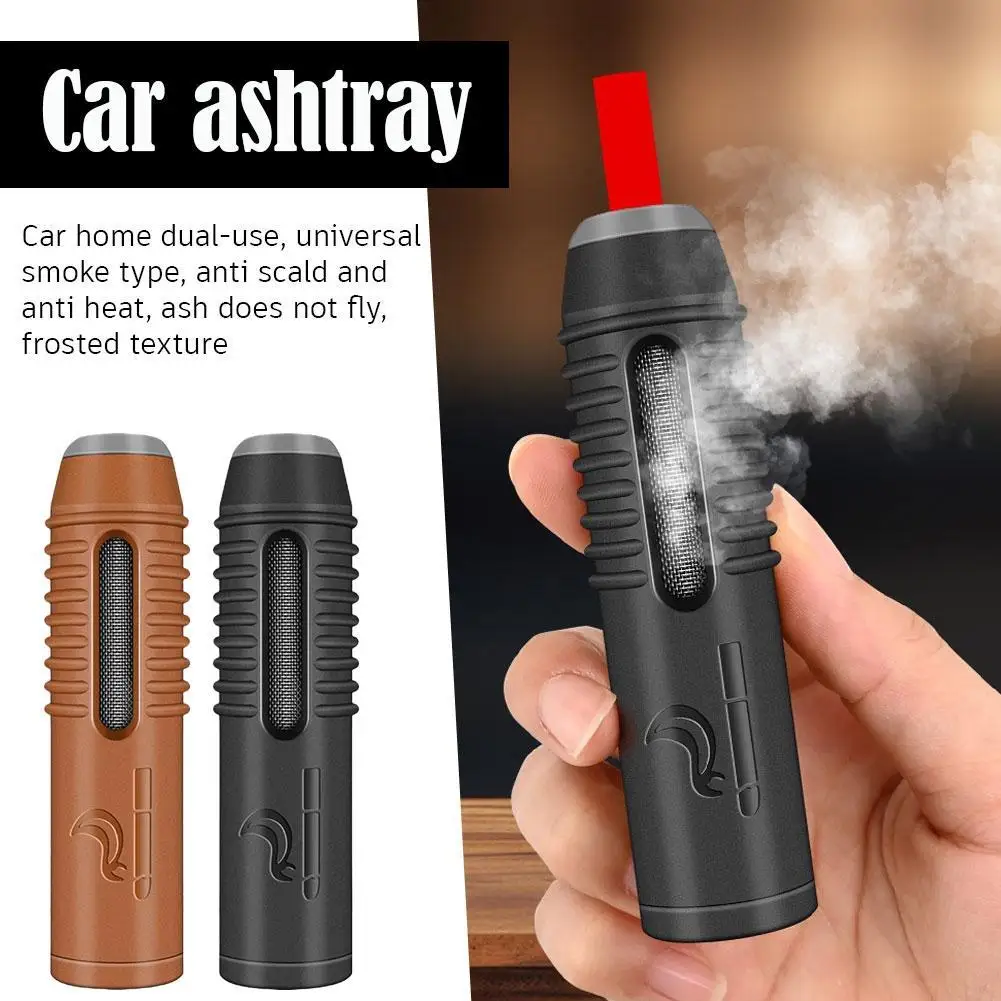 Portable Car Ashtray Windproof Ashtray Holder Leak-Proof Design Keeps Car Clean & Tidy No-Fall Ash Control Tool For Lazy