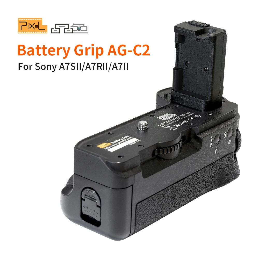 Pixel AG-C2 Camera Battery Grip for Sony a7ii a7rii a7sii a7m2 a7rm2 a7sm2 DSLR Vertical Shooting Handle Shutter Release Button