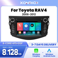 Wireless Carplay 8GB 128GB Android 12 Car Radio Player For RAV4 2006 2007 2008 2009 2010 2011 2012 Autoradio Stereo Audio Video