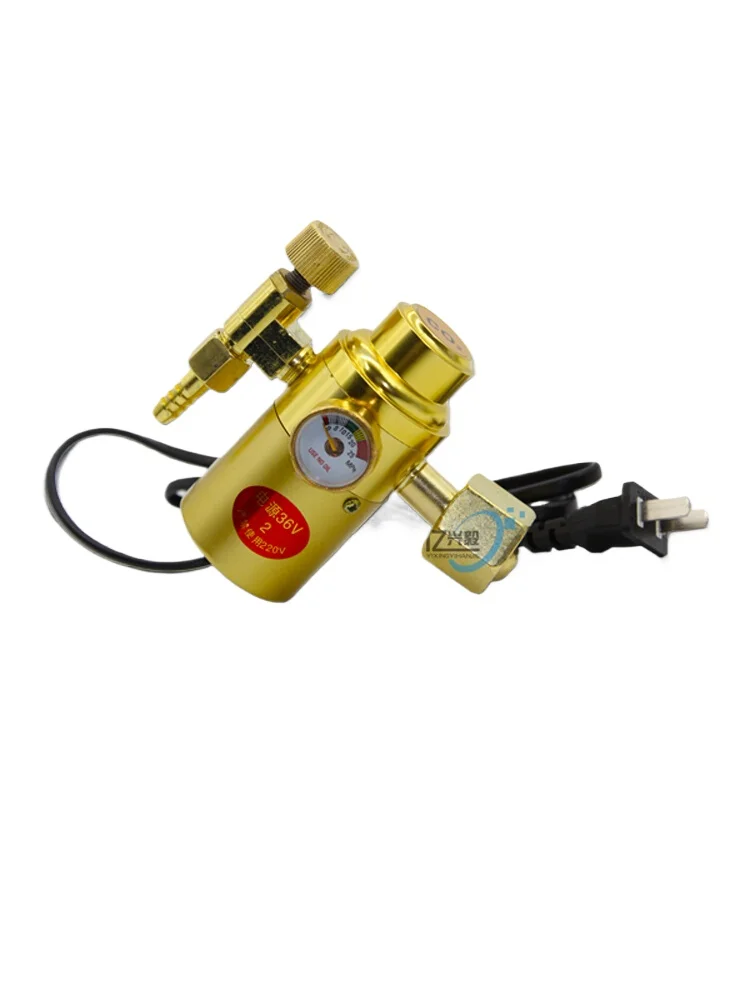 Two Oxygen Meter 36V Carbon Dioxide Heating Pressure Reducer 220V Heating Rod CO2 Mixed Gas Shielded Welding Accessories