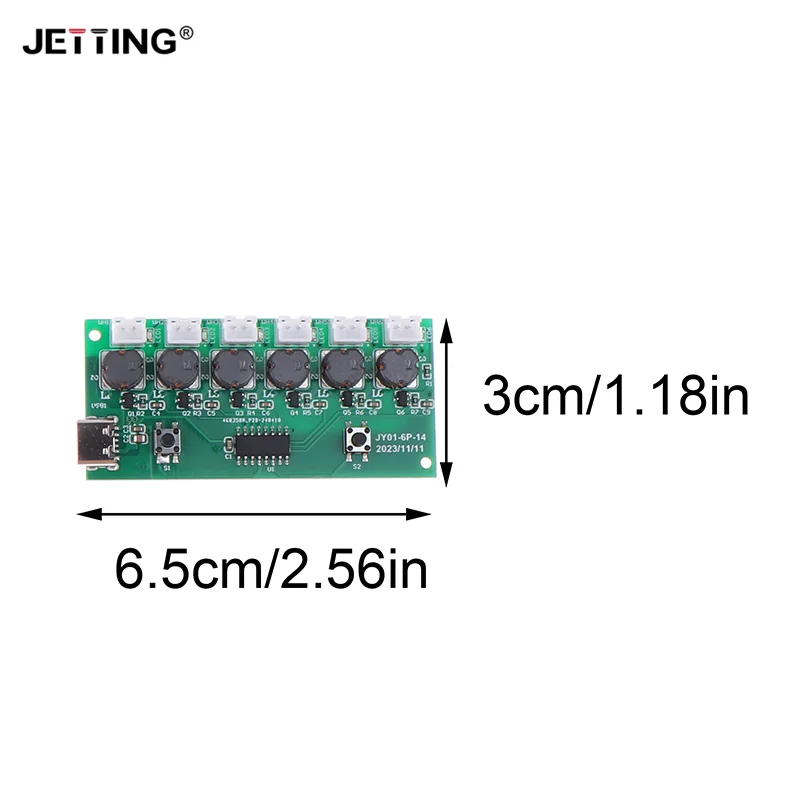 Luchtbevochtiger Module Diy Kit Vernevelen Besturingskaart Ultrasone Vernevelaar Nevel Driver Printplaat Interface 6 Mondstuk