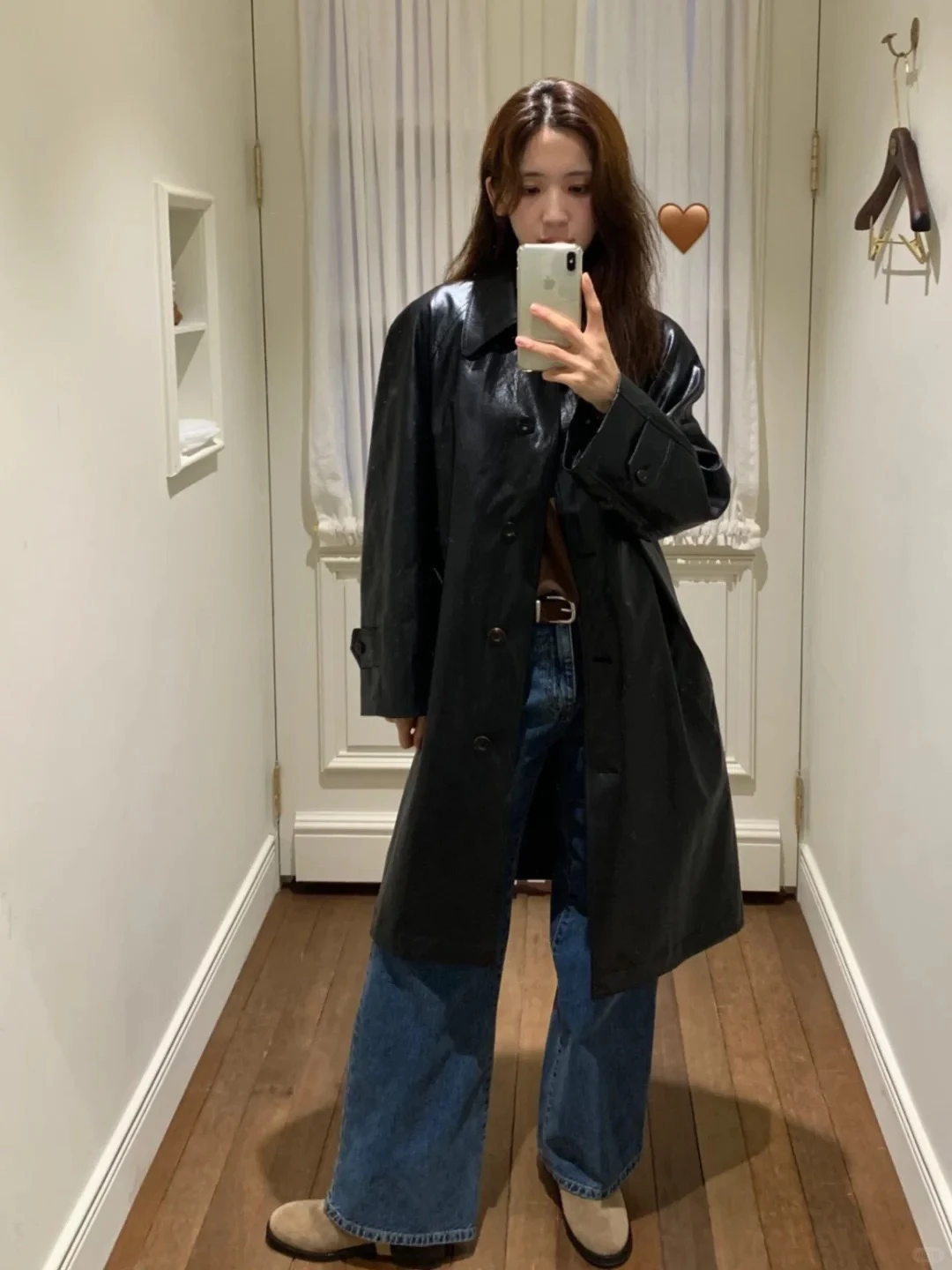 High Waist Loose Fit Straight Leg Jeans Wide Leg Long Pants Fall Season Women's Premium Denim High Waist Long Trousers