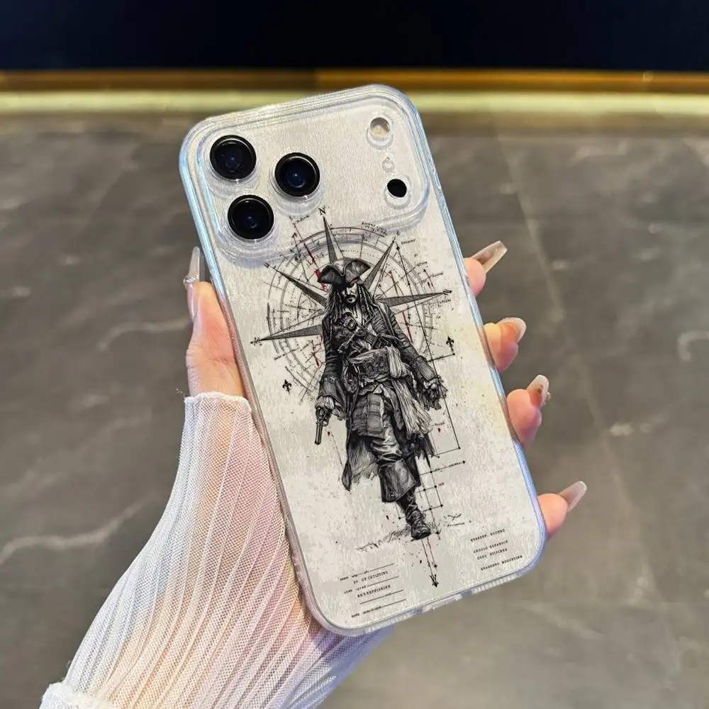 حافظة هاتف J-Johnny Depp لهاتف iPhone 17,16,15,14,13,12,11 Pro,Max,Plus,X,XS,XR,SE4,E غطاء ناعم شفاف صغير