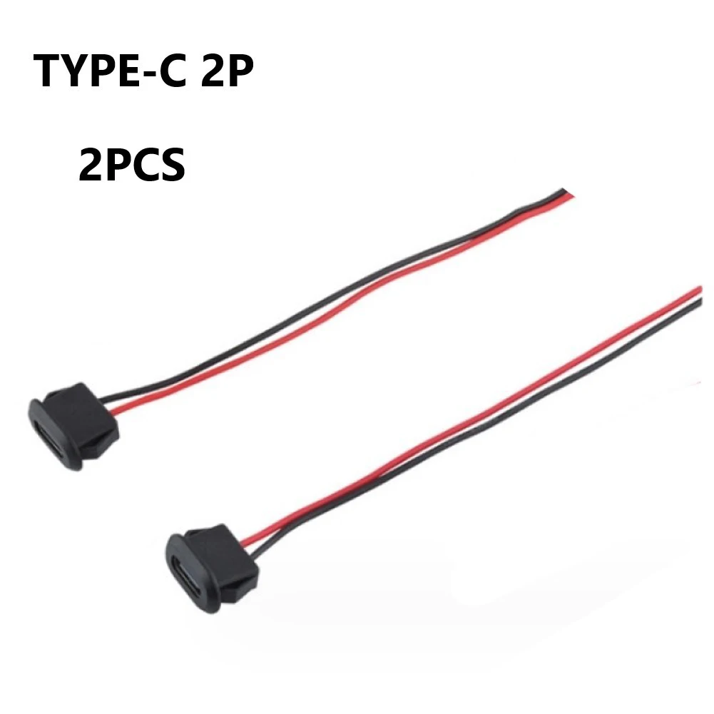 Plug Socket Type-C Connector With Card Buckle 30V 3A High Current Fast Charging USB Type C Connector Practical