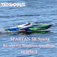 Traxxas Spartan Sr Self Flip Spartan Remote Control Electric Brushless Clipper Boat 103076-4 Adult And Children'S Water Rc Toy