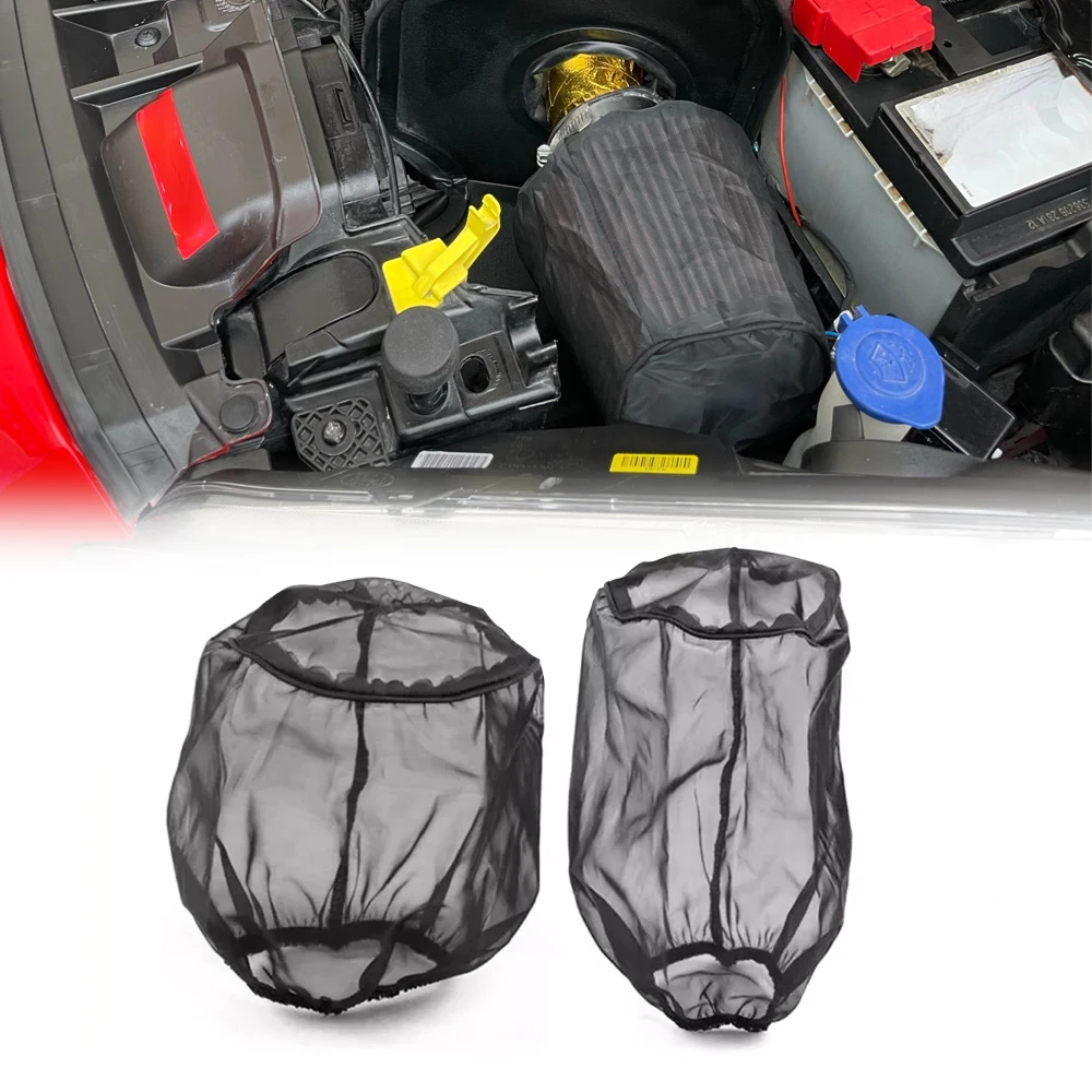 Couvercle de chaussette de filtre d'admission d'air pour moteur de voiture, filtre à air froid, protection contre la poussière ronde, guide Pound d'admission d'air à haut débit