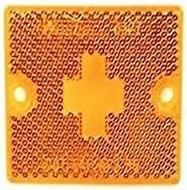 

003338 Clearance/Side Marker Lights with Reflex Lens - Replacement Lens, Amber (3338)