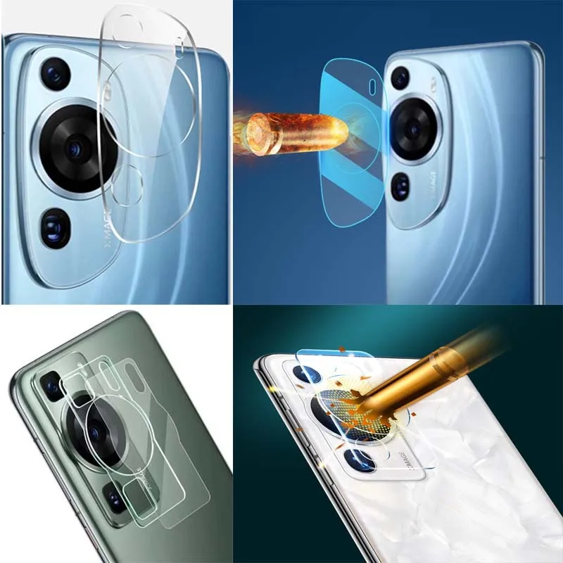 for Huawei P60 Pro Art Camera Lens Protector Tempered Glass Film Lens Protective Cap Coverage Transparent Hard Glass