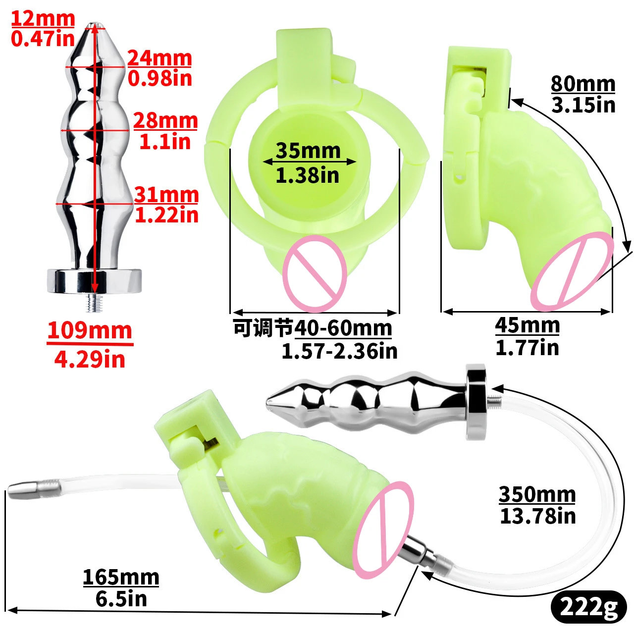 2025 3D Hars Kuisheidskooi Anti-val Uit Slijtage Comfortabel Lichtgewicht Penis Lock SM Volwassen Paar Erotisch Speelgoed Sex Winkel 18 soi  soi