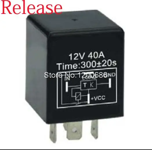Normally Off F YS020 30A 5 minutes delay off after signal reset switch turn on 2V Time Delay Relay 300 s delay release off relay