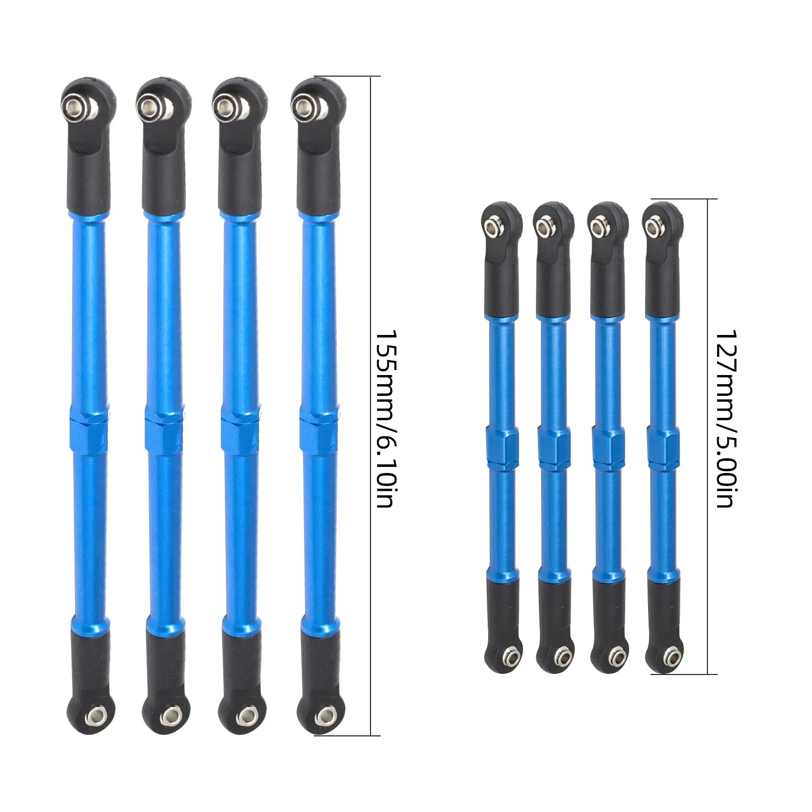 7075 Metal Steering Linkage Rod 5319X 5338R for Traxxas Big E E-Revo 2.0 SUMMIT 1/8 RC Monster Truck Buggy